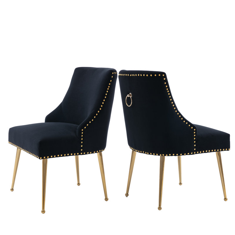 Willa Arlo Interiors Altamirano Velvet Side Chair & Reviews Wayfair